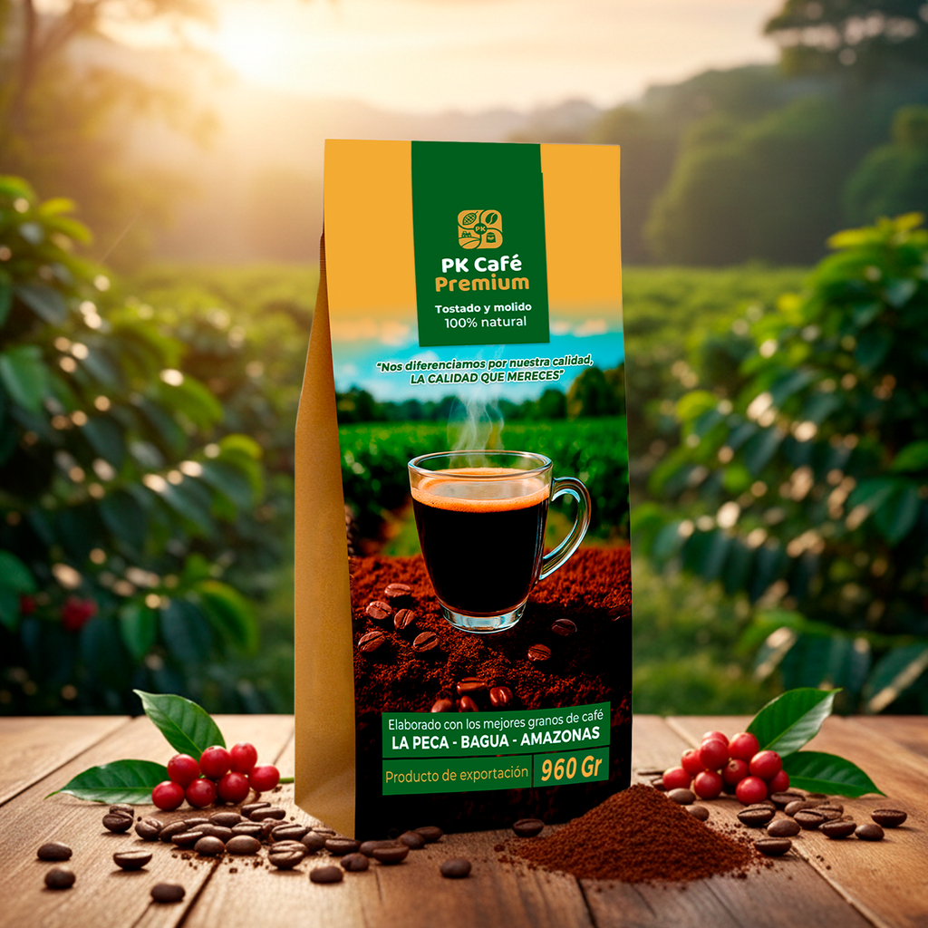 Café tostado y molido